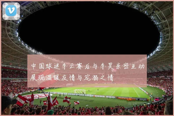 中国球迷李云赛后与李昊亲密互动展现温暖友情与宠溺之情